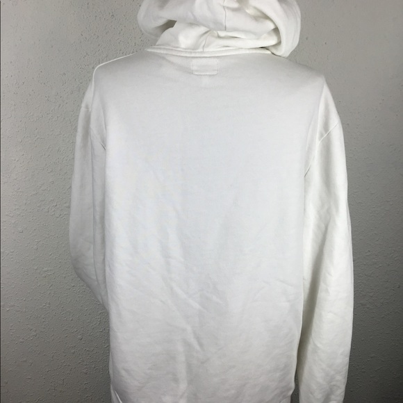 Levi’s white pullover hoodie sweatshirt medium - Picture 2 of 7
